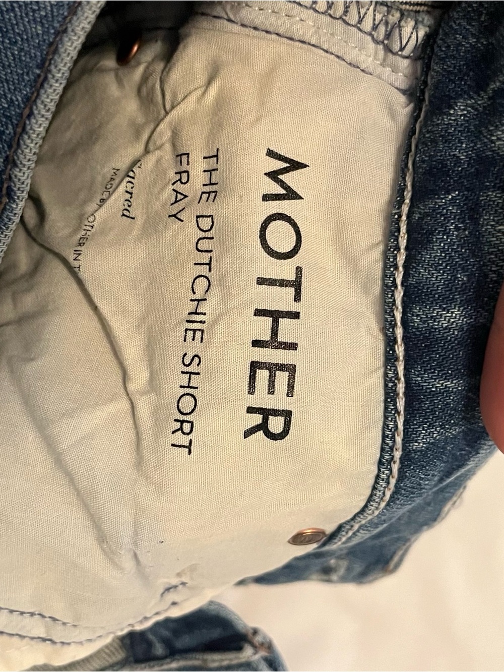 MOTHER the dutchie short fray 25 - Picture 5 of 10